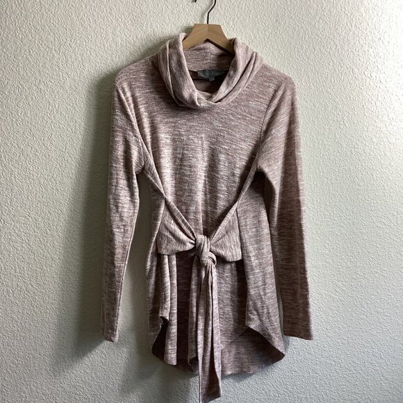 Anthropologie Sunday in Brooklyn Cowl Neck Pullover Top – Dusty Pink - Picture 3 of 8